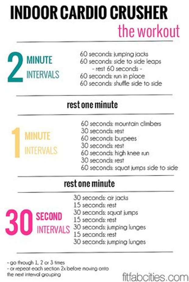 30 Minute Aerobic Exercise At Home For Weight Loss for push your ABS