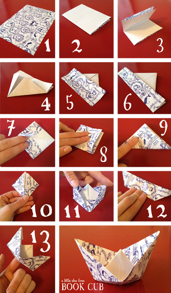 how to make a paper boat - my daily magazine - art, design