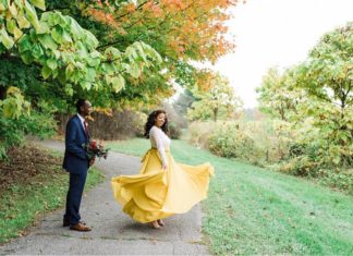 Let’s Fall in Love with Colorful Wedding Dresses