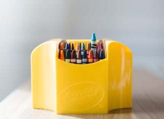 How to get crayon marks off a wall