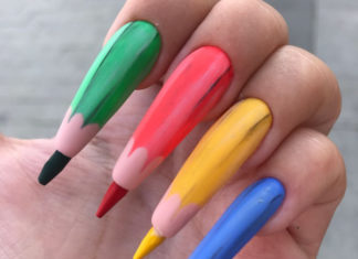 Crayon Nails: a Manicure Trend Weirder Than Any Before
