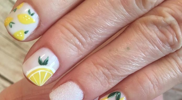 Instagram’s juicily unique lemon nails