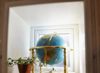 A Gemstone Globe Would Make a Beautiful Addition To Your Room