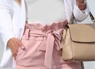 High Waisted Tie Pants Are Our Favorite Spring Trend