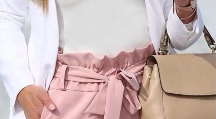 High Waisted Tie Pants Are Our Favorite Spring Trend