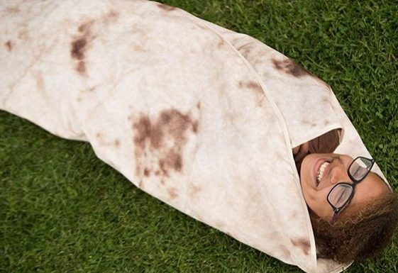 The Internet Is Going Crazy For A Burrito Blanket!