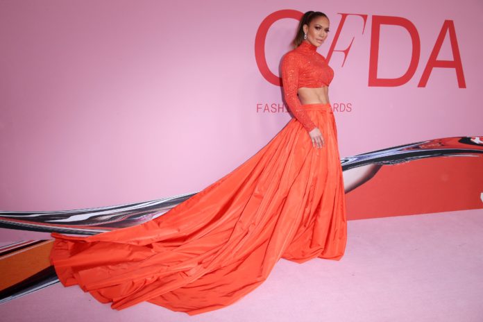 Jennifer Lopez at the CFDA Fashion Awards in 2019.