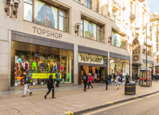 The Brands Available at the Gigantic Topshop Store on Oxford Street, London