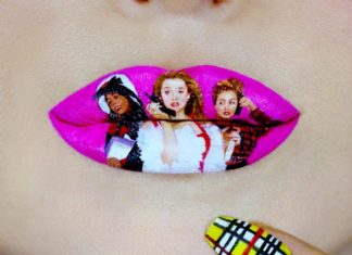 Ryan Kelly Will Leave You Speechless With Pop Culture-Inspired Lip Art