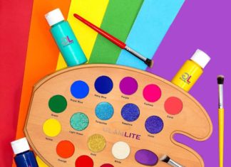Glamlite’s New Eyeshadow Palette is Straight Out of Art Class