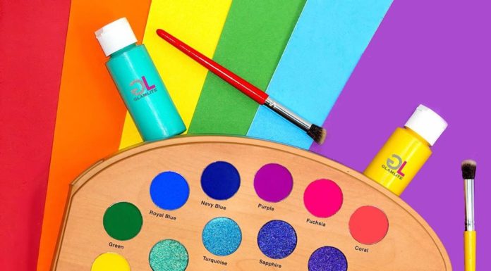 Glamlite’s New Eyeshadow Palette is Straight Out of Art Class