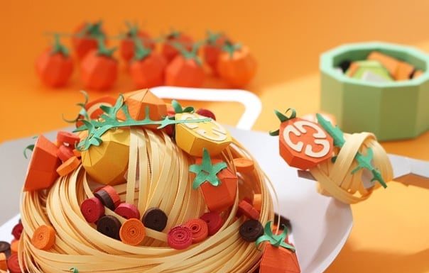 Korean Artist Creates Colorful Paper Sculptures of Everyday Objects