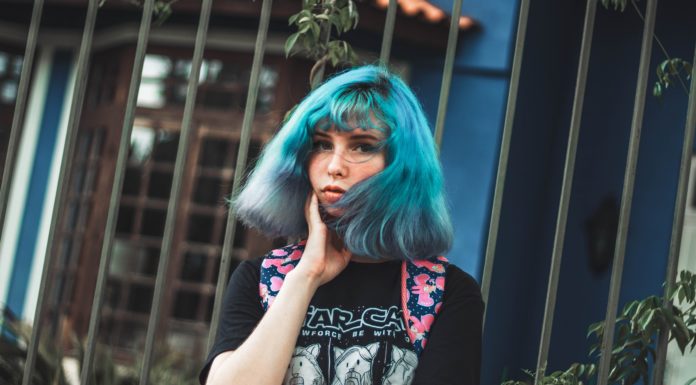 Icy Blue Hairstyle Ideas