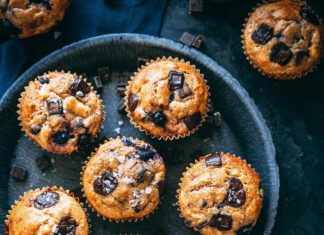 Try These Delicious Chocolate Chip and Blueberry Banana Bread Muffins