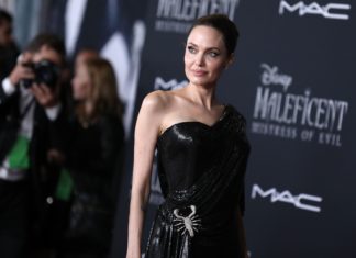 Angelina Jolie’s Versace Dress Took a Spotlight at Maleficent 2 Premiere