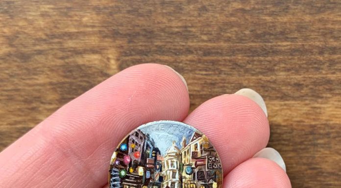 Artist from Arizona Transforms Pennies into Tiny Masterpieces