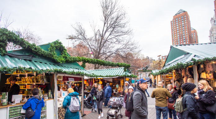 You Can’t Miss the Union Square Holiday Market in New York City
