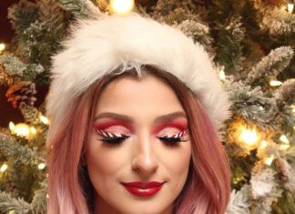 The Cutest Candy Cane Eyeliner Inspo on Instagram