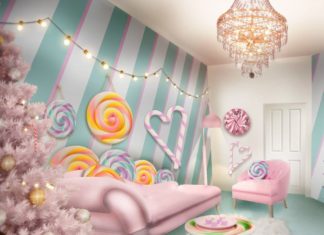 Candy Cane House Can Be Your New Temporary Home