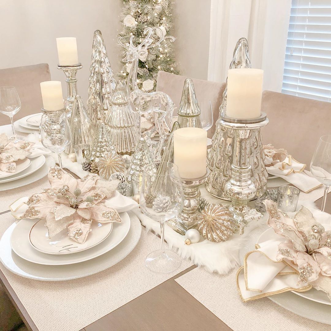 Beautiful Christmas Table Decorations To Steal From Instagram My Daily Magazine Art Design Diy Fashion And Beauty Christmas Table