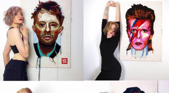 Vibrant Celebrity Portraits Made From Crochet