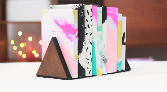 Learn How to Make Your Own Modern Bookends