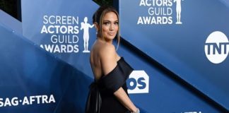 Jennifer Lopez at the 26th Annual Screen Actors Guild Awards in 2020
