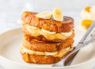 The Ultimate Breakfast: Peanut Butter & Banana French Toast
