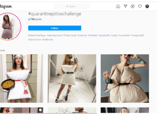 Instagram’s New Fashion Trend Involves Belting a Pillow to Yourself