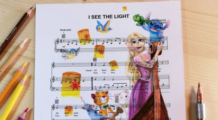 Austrian Teacher is Transforming Music Sheets into Amazing Works of Art