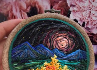 Vera Shimunia Captures the Beauty of Nature with Her Intricate Embroidery