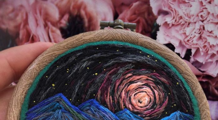 Vera Shimunia Captures the Beauty of Nature with Her Intricate Embroidery