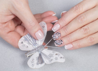 Butterfly French Nails are the Best of Both Worlds