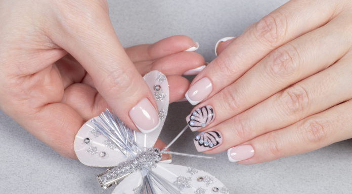 Butterfly French Nails are the Best of Both Worlds