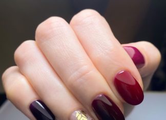Gradient Nails in Warm Tones are Perfect for Fall