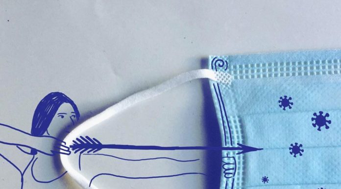 German Illustrator is Transforming Face Masks Into Tiny Works of Art
