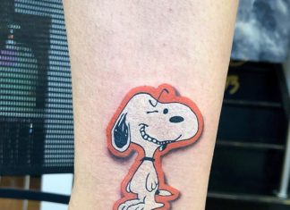 Min Zumi’s Tattoos Look Like Patches Sewn On Skin