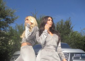 Kim Kardashian is Bringing Velour Tracksuits Back with New Skims Collection