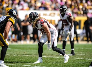 Veteran LB Brooks Reed working out for Titans