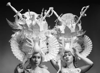 Meet the Creative Duo Behind Over-the-Top Paper Wigs and Headpieces