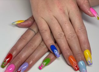 Flame Nail Art is the Hottest Trend For Summer 2021