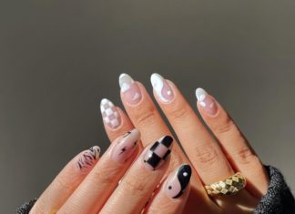 Best Ideas for Trendy and Adorable Yin and Yang Nails