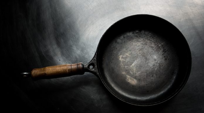 An old frying pan