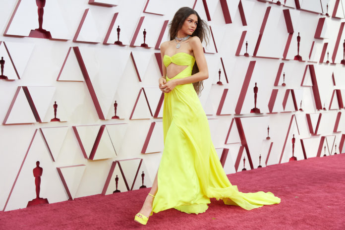 Zendaya at the 93rd Annual Academy Awards in 2021.
