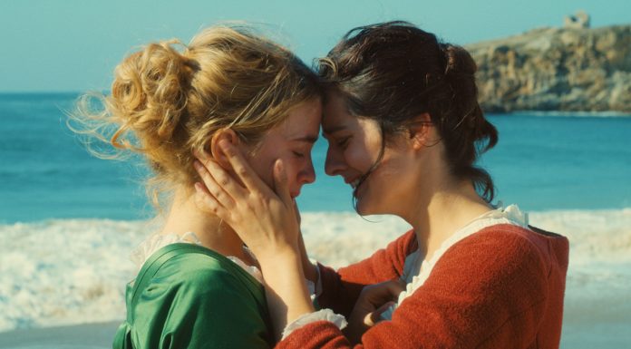 Adèle Haenel and Noémie Merlant in "Portrait of a Lady on Fire"