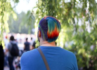 Tips for Dying Your Hair Rainbow at Home Rainbow-colored hair