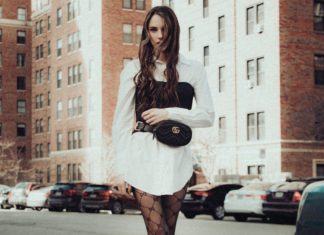 5 Trendy Ways to Style Corsets Woman wearing a corset with a dress