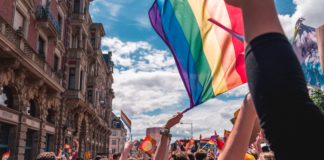 Pride parade in France