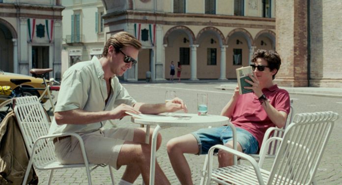 Armie Hammer, and Timothée Chalamet in 