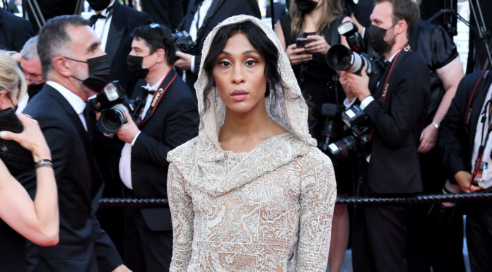 Mj Rodriguez Wearing Etro at the opening ceremony, 74th Cannes Film Festival.